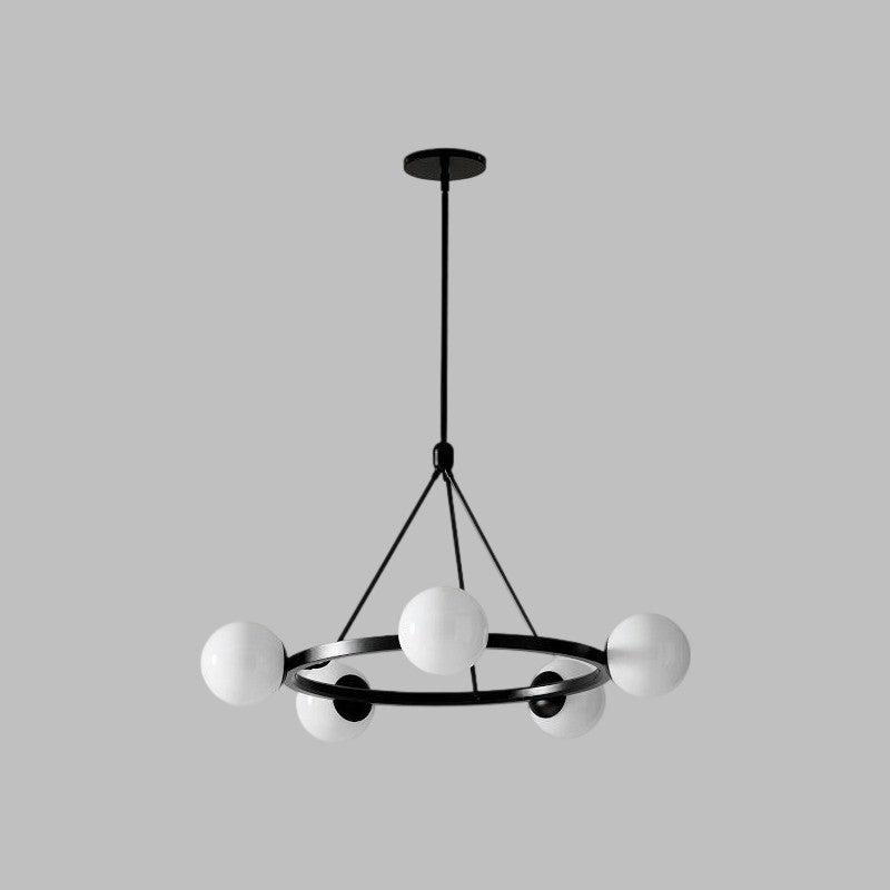 Brelia Elegant Modern Globe Chandelier - Multi Heads Light Fixture for Residential and Commercial Spaces