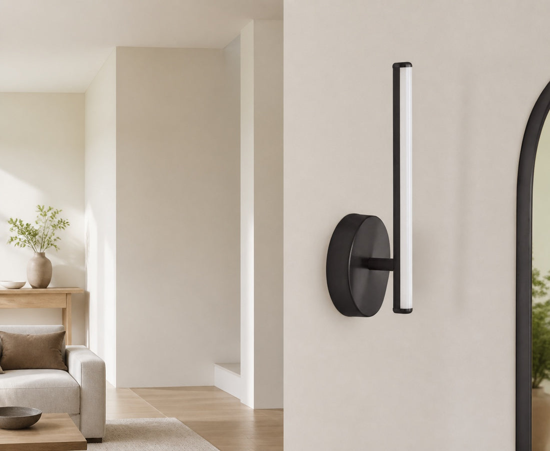 Voro Modern LED Wall Sconce - Metal Bathroom & Hallway Lighting Fixture