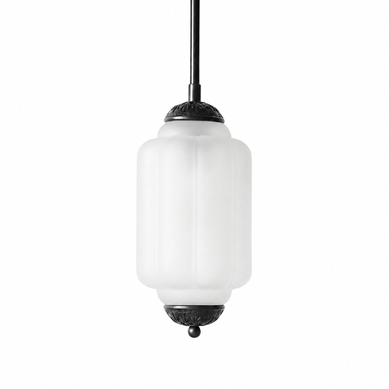Eloise Vintage Glass Chandelier - Milk Glass Home Accent