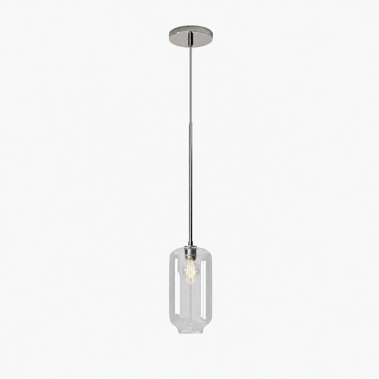 Lumivelle Pebble Pendant Light - Adjustable Glass Shade - Modern Lighting