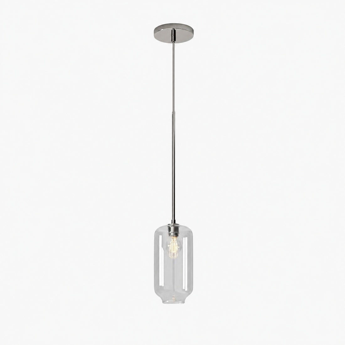 Lumivelle Pebble Pendant Light - Adjustable Glass Shade - Modern Lighting
