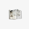 Glomara Sculpted Metal Wall Lamp – Transitional Sconce Ambient Lighting for Bedrooms and Entryways