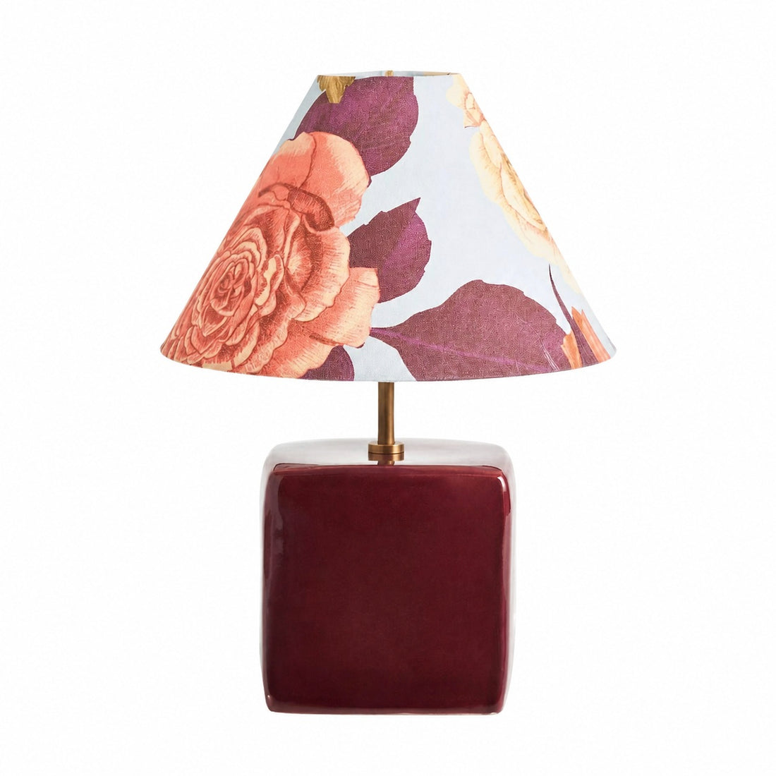 Aeva Ceramic Table Lamp - Modern Grace Design with Playful Polish