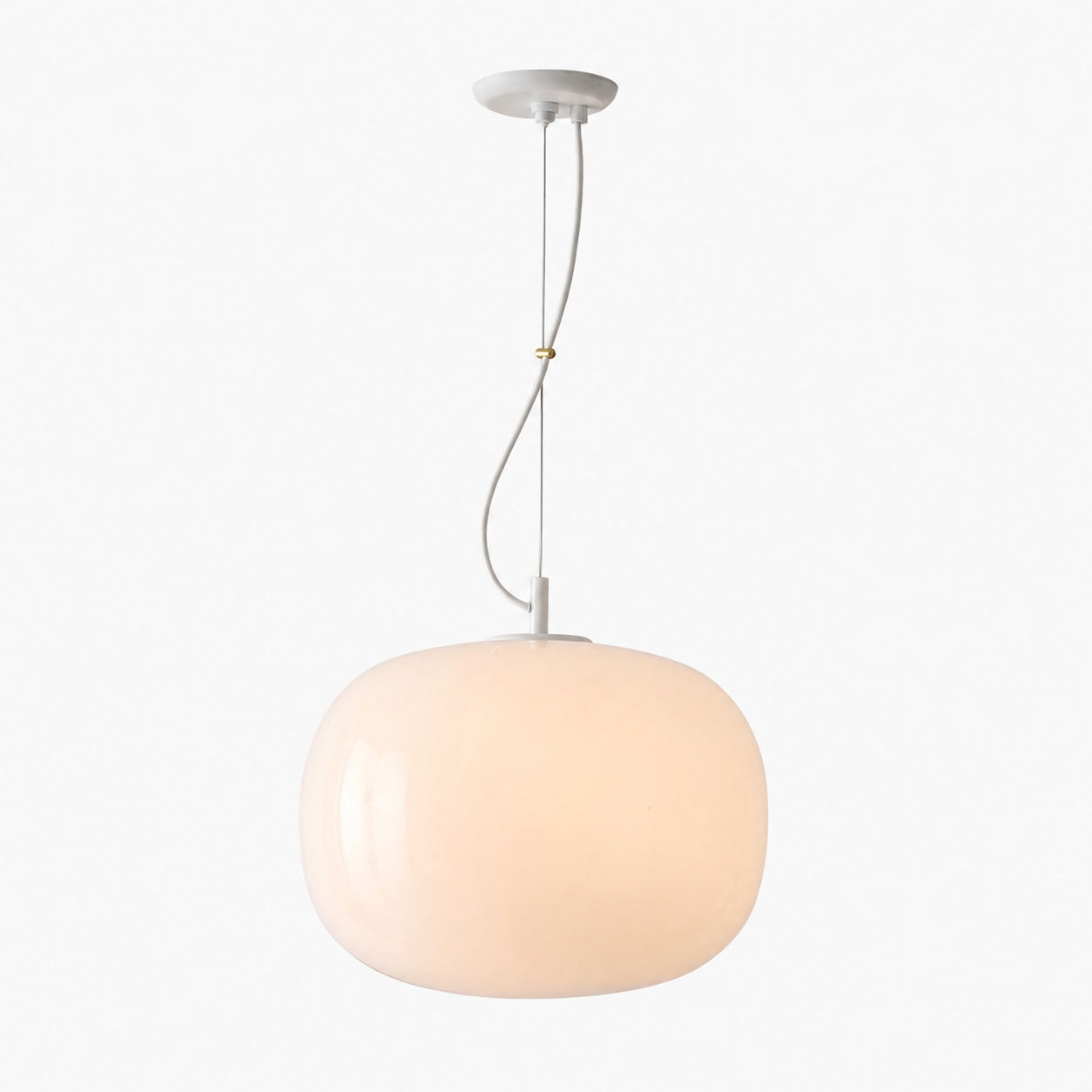 Lumivelle Minimalist Glass Pendant – Adjustable Height Dimmable Design