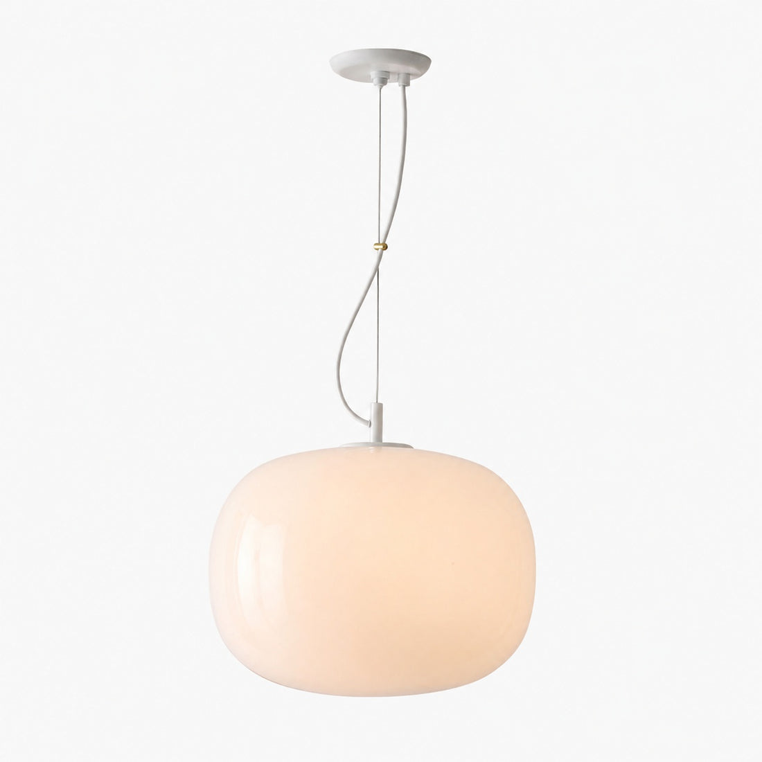 Lumivelle Minimalist Glass Pendant – Adjustable Height Dimmable Design