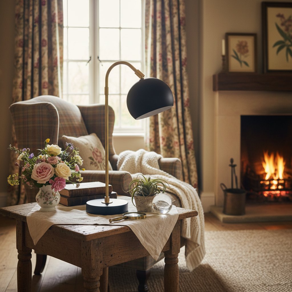 Ornato Luxe Modern Accent Table Lamp - Stylish Home Light