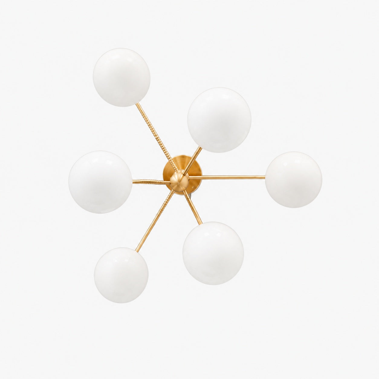 Alessora Brass Milk Glass Chandeliers- Great for Covered Outdoor Areas