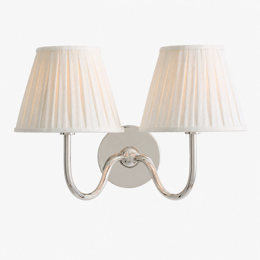 Luvora Vintage Pleated Shade Wall Lamp - Modern Brass Linen Wall Lighting