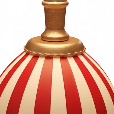 Festilo Playful Sculptural Table Lamp with Dome Shade - Modern Accent Design for Living Room