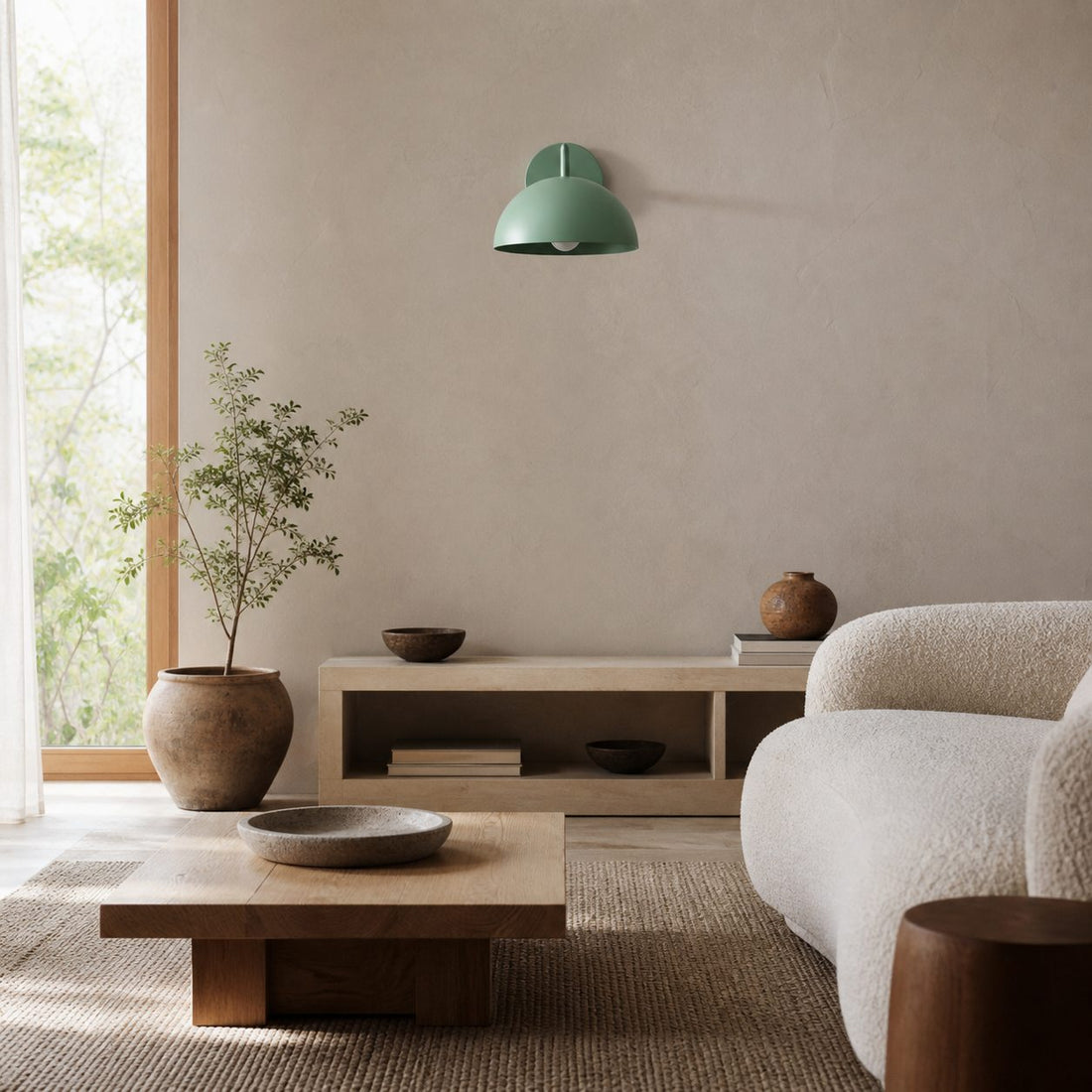 Metio Dome Minimalist Dome Sconce - Stylish Colorful Wall Light