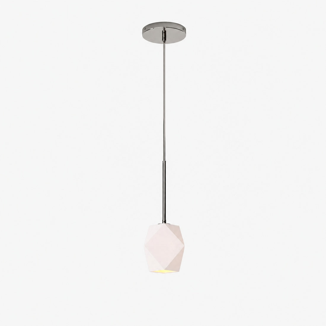 Talvior Faceted Pendant Light – Adjustable Glass Light Fixture