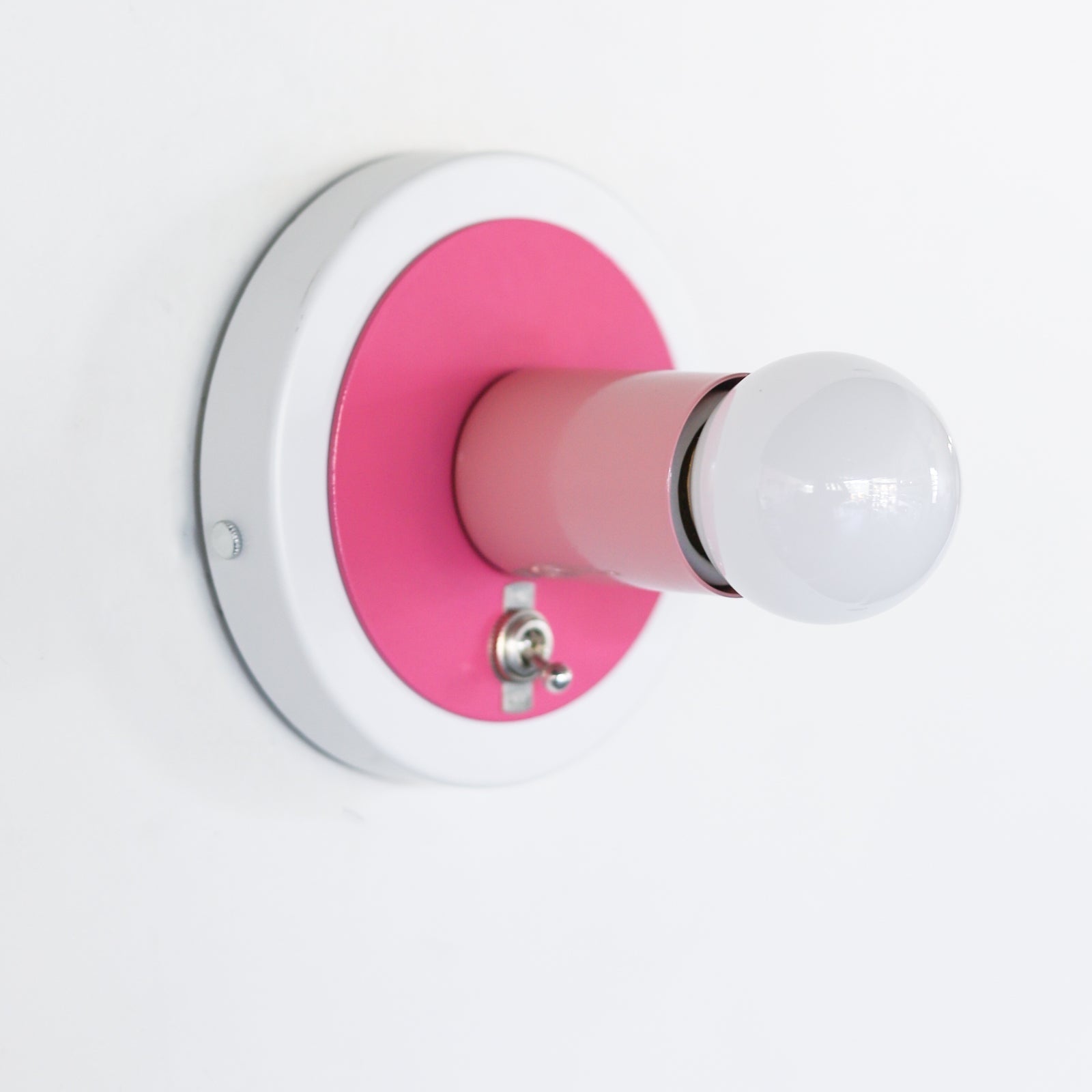 Colorful Wall Sconce - Modern Brass & Chrome Accent Lighting Fixture