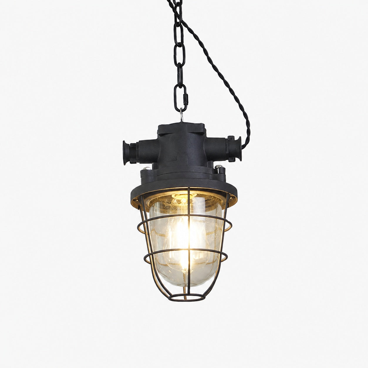 Bulkhead Cage Pendant Light