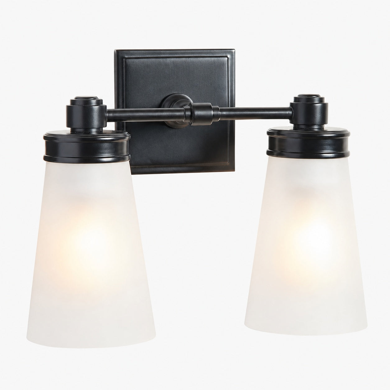 Derlina Wall Sconce Light - Zinc Alloy with Glass Shade in Modern Finishes