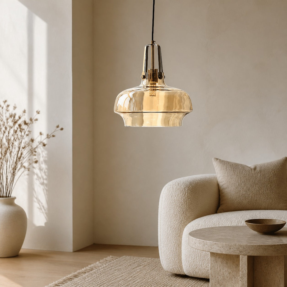Modern Unique Shaped Fish Tank Glass Pendant Light