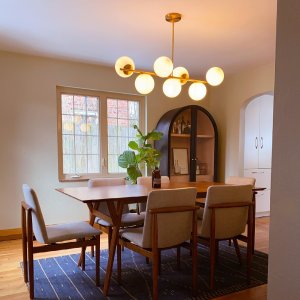 Alessora Brass Milk Glass Chandeliers- Great for Covered Outdoor Areas