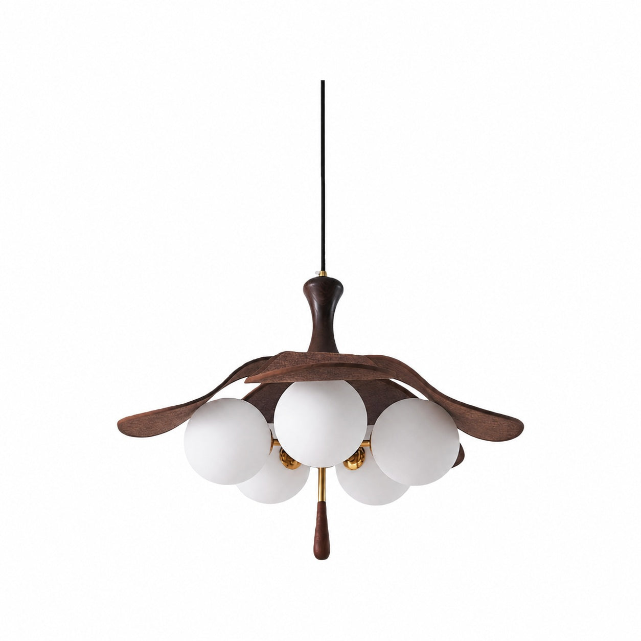 Orrise Series Sculptural Globe Cluster Pendant Lamp - Metal and Glass Pendant Light