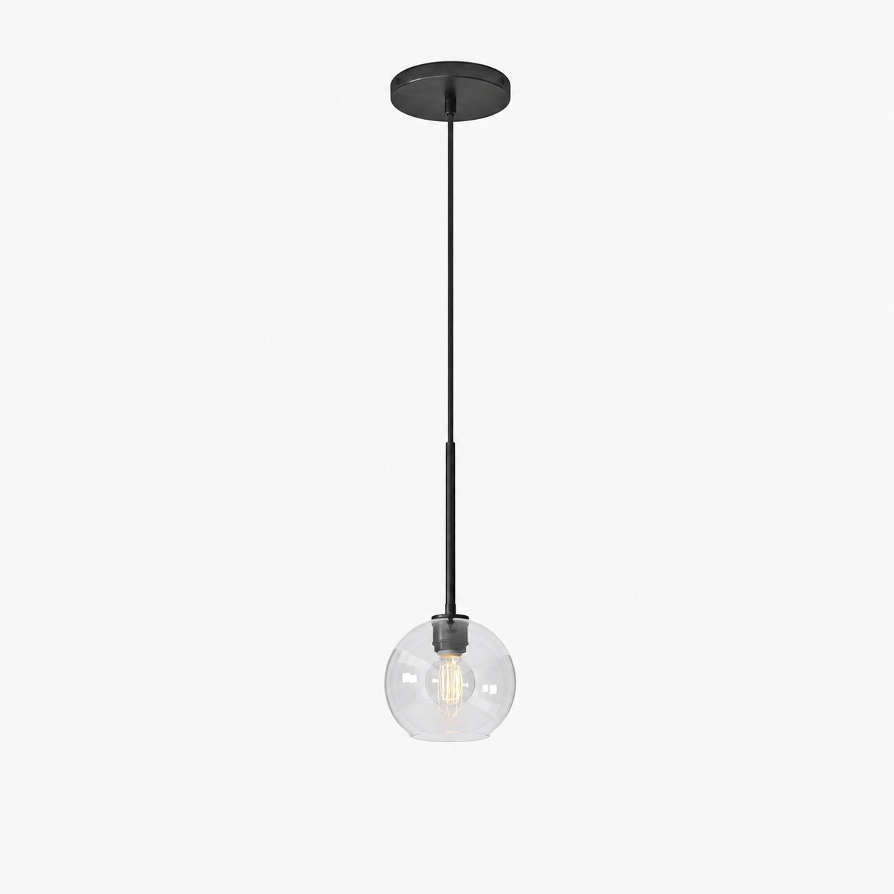 Selvion Sculptural Globe Pendant Light - Modern Glass Pendant Lamp - Sleek Design