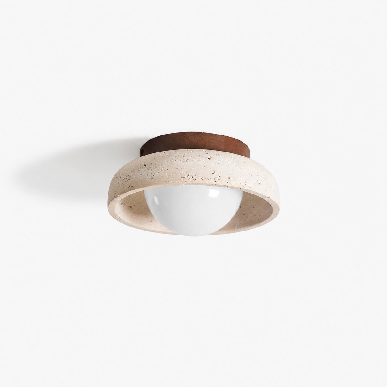 Piedra Travertine Ceiling Lamp