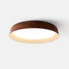 Wabi-Sabi Wood Color LED Flush Mount Ceiling Light