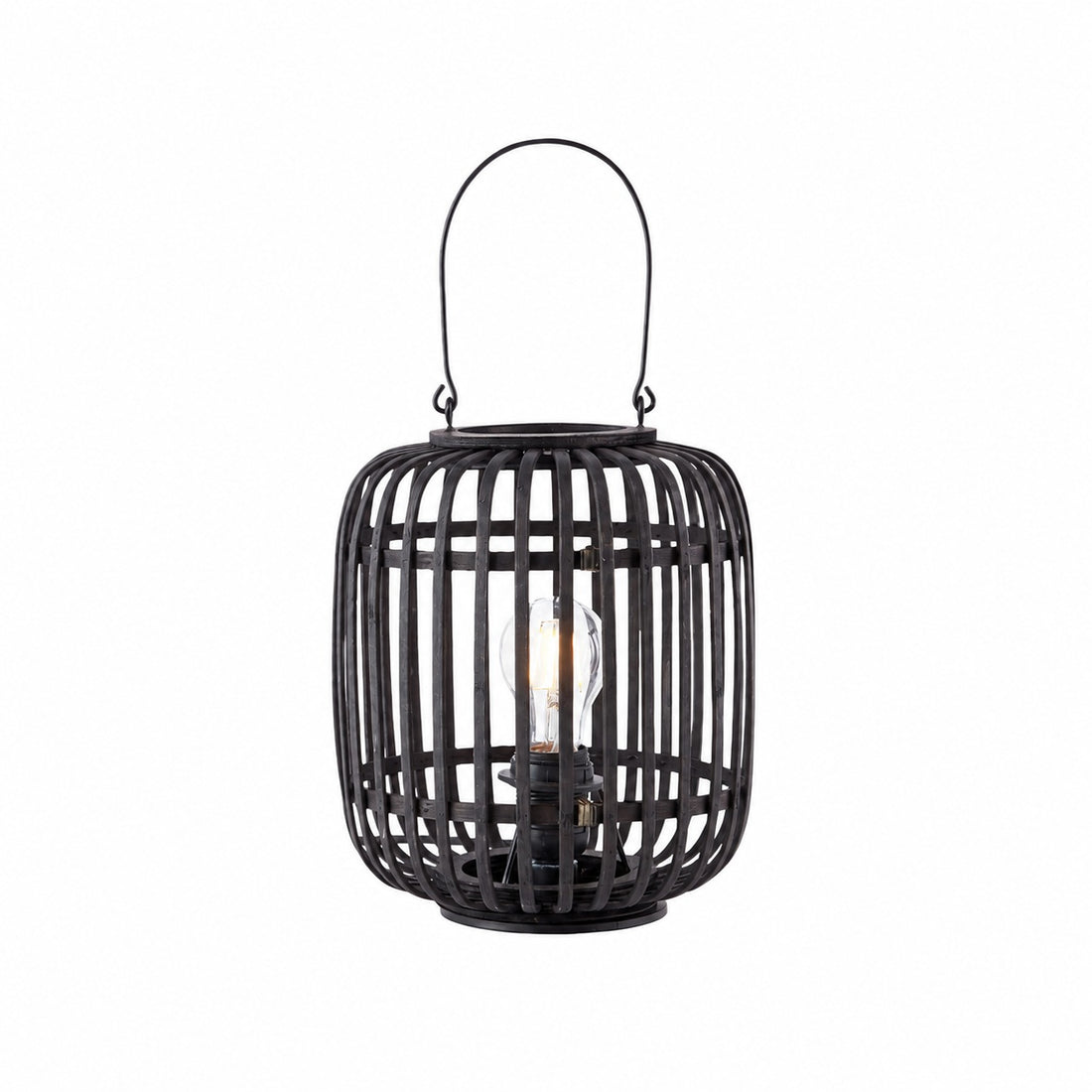 Yumeko Ambient Table Lamp - Open Bamboo Cage Design Stylish and Eco Friendly for Living & Bedroom