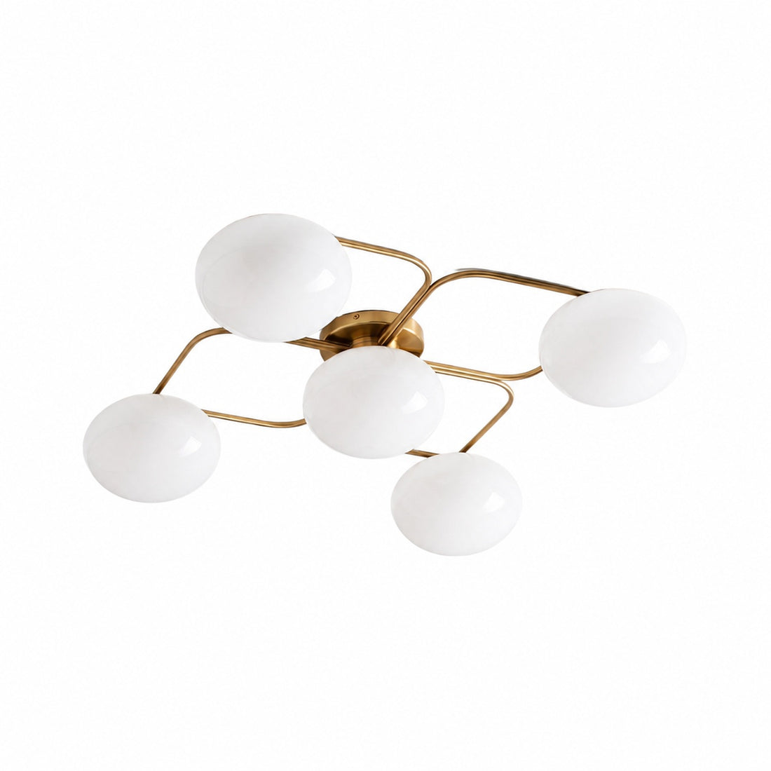 Brimush Modern Multi-Globe Flush Mount Lamp with Soft Diffused Light for Entryway or Living Room