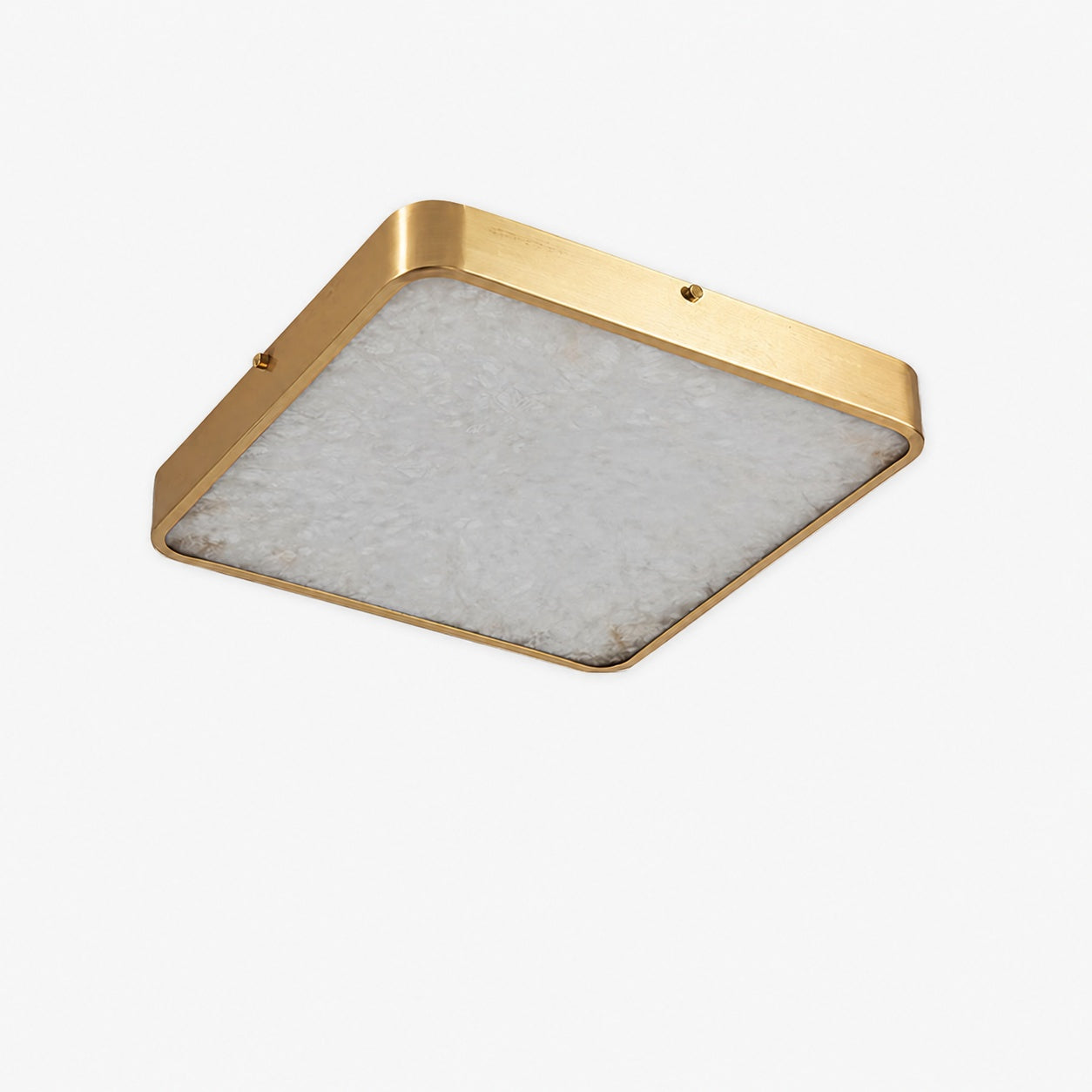 Geometric Alabaster Recessed Ceiling Light