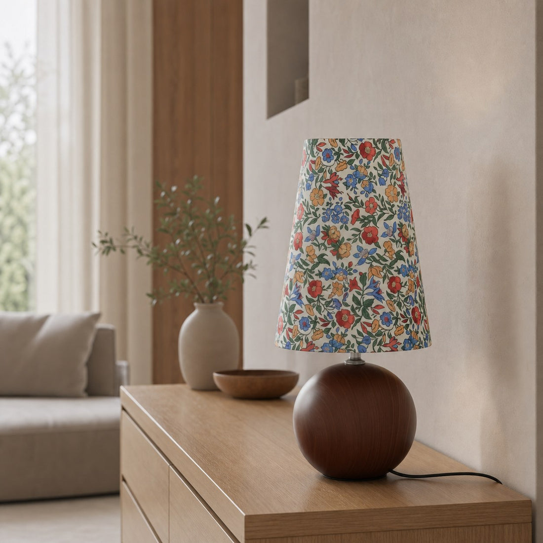 Petalyra Floral Accent Table Lamp - Sculpted Decorative Form Ambient Lighting for Home Use