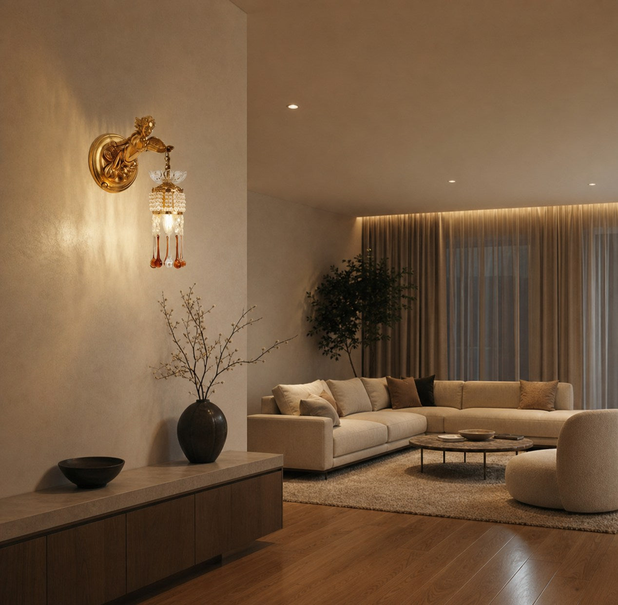 Sabrina Angelic Wall Lamp