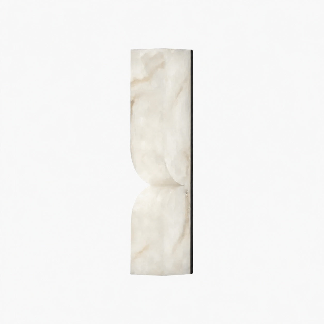 Albesque Curved Wall Lamp - Modern Alabaster Wall Lamp for Bedrooms and Living Rooms