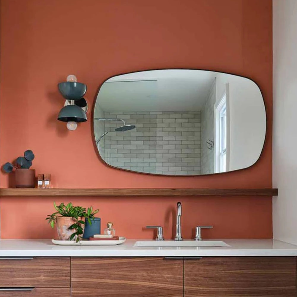 Colorful Double Head Bathroom Wall Lamp – Mid-Century Metal Vanity Sconce