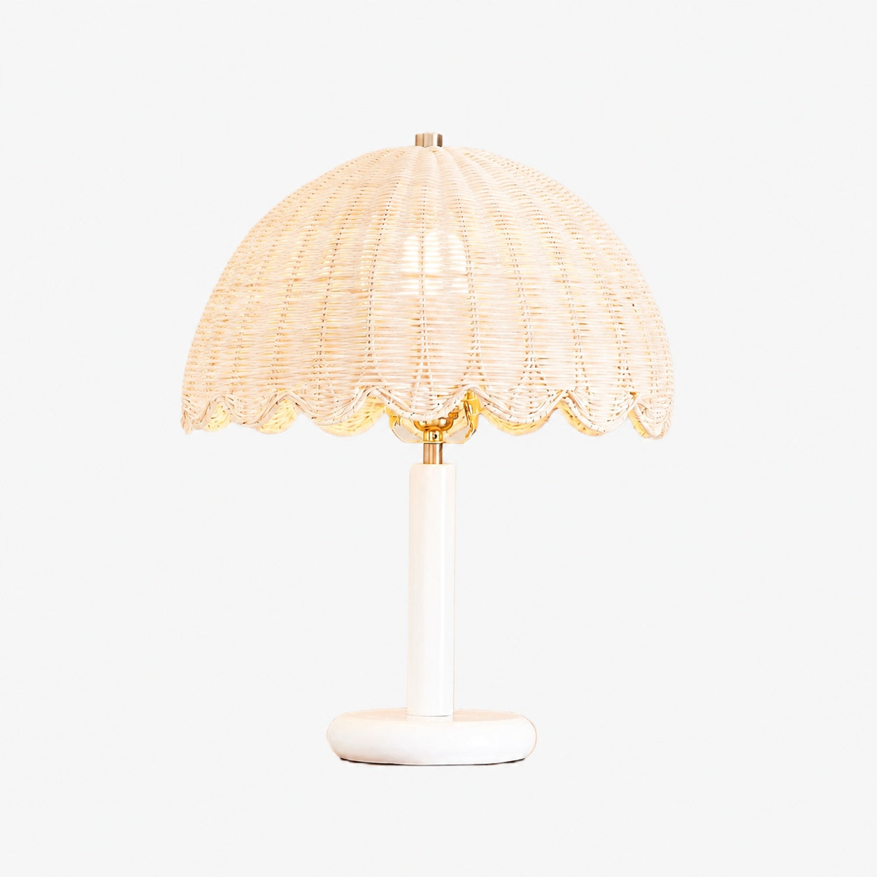 Olvara Rattan Bubble Table Lamp for Kids – Cozy Table Lighting in Boho Style