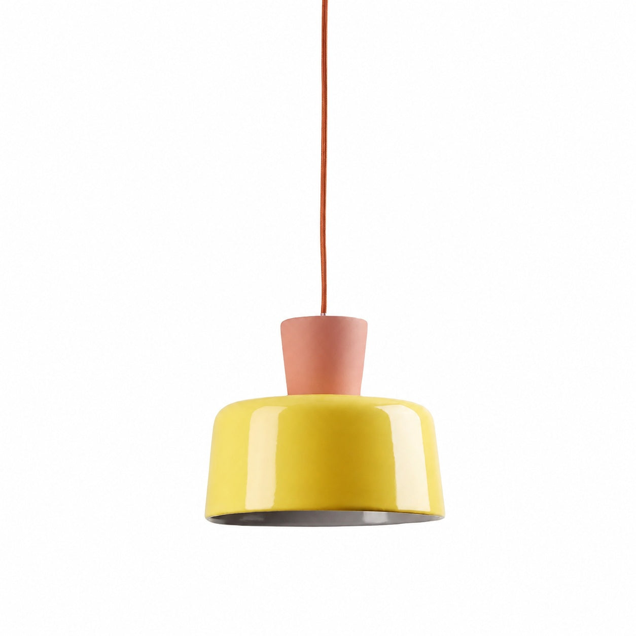 Chromara Retro Modern Colorful Bowl Pendant Light for Kitchen Island and Dining Room