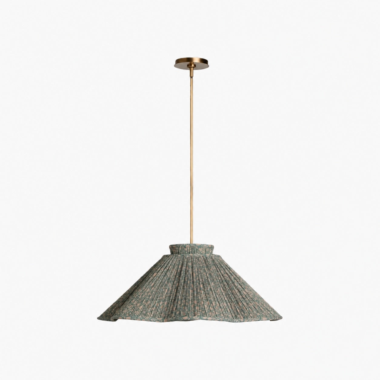 Florevian Modern Linen Pendant Lamp - Art-Inspired Statement Lighting for Dining Space