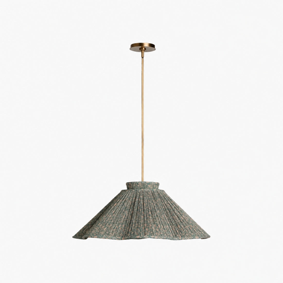 Florevian Modern Linen Pendant Lamp - Art-Inspired Statement Lighting for Dining Space