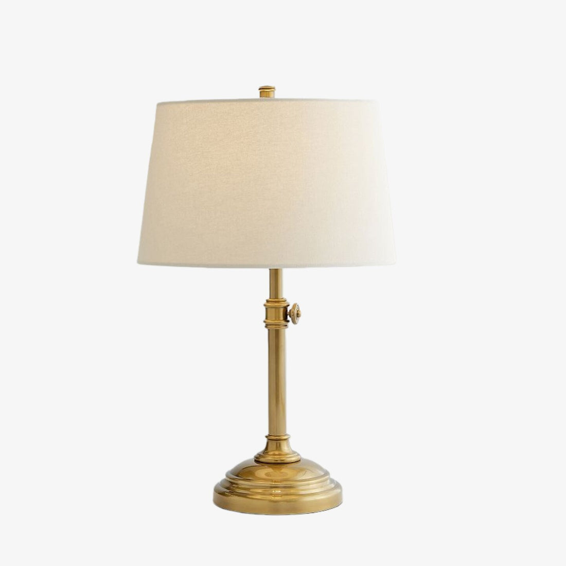 Nera USB Table Lamp - Adjustable Height Sleek Metal Modern Lamp for Office and Living Room