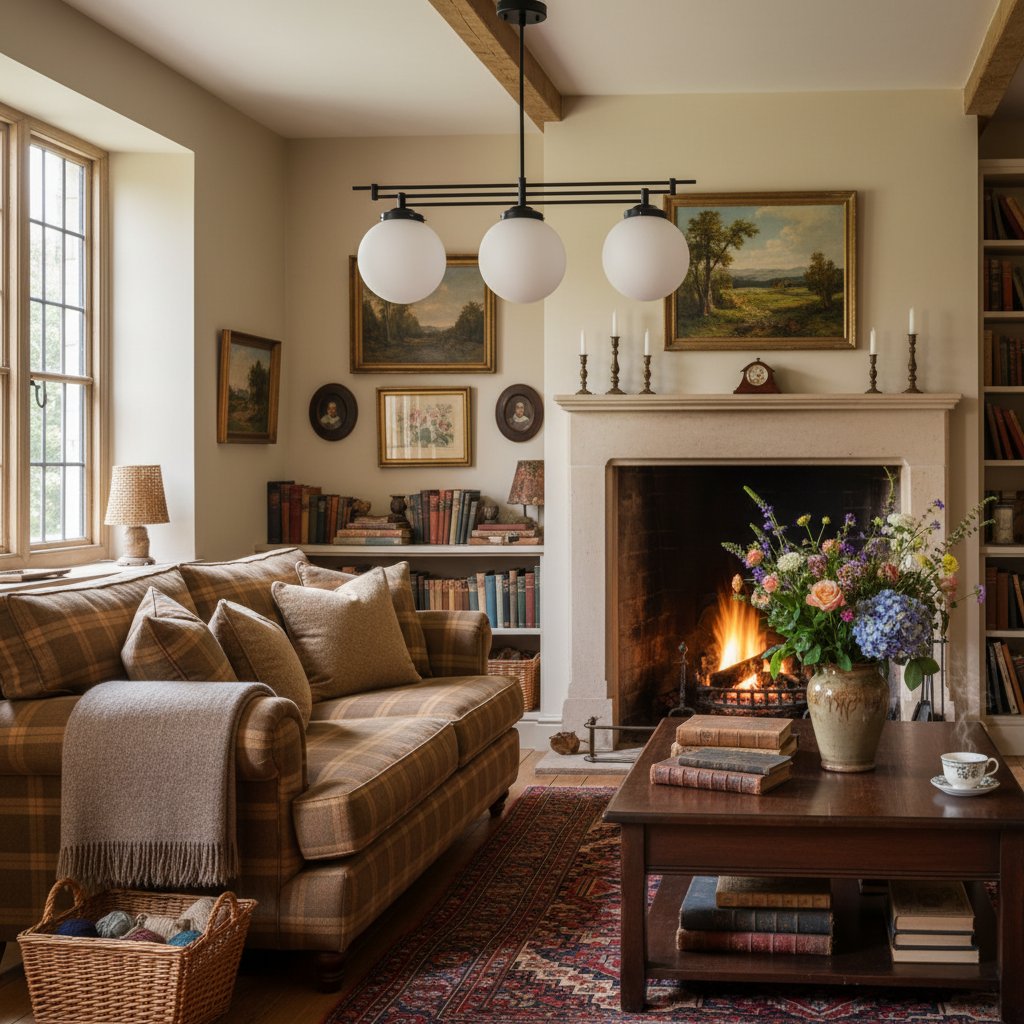 Glorica Glass Frosted Globe Pendant Light - Art Deco Hanging Light for Home