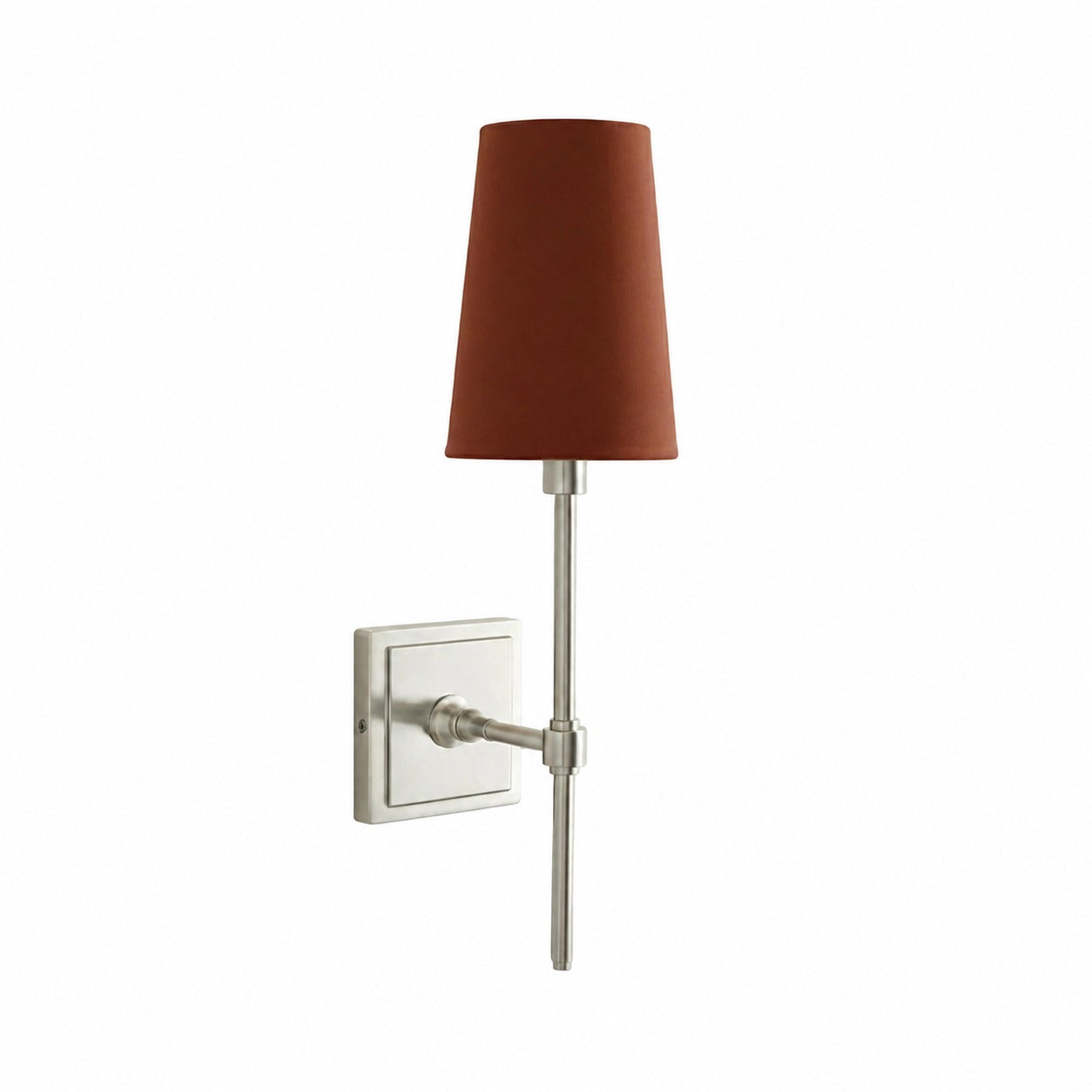 Derlina White Linen Shades Wall Lamp – Retro Metal Multi-Head Lighting Fixture