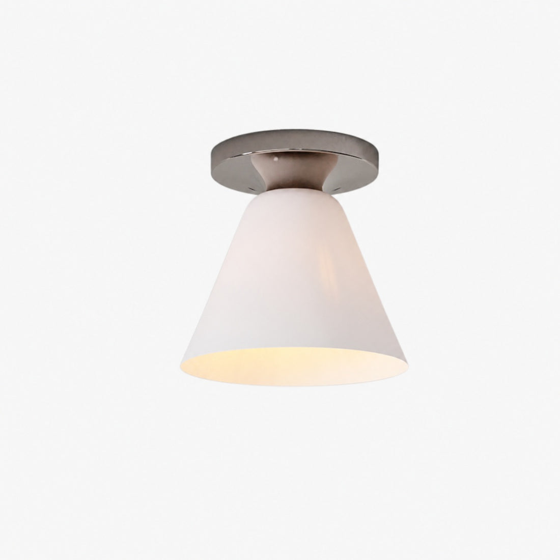 Conica Cone Flush Mount – Glass Ceiling Light for Modern Spaces