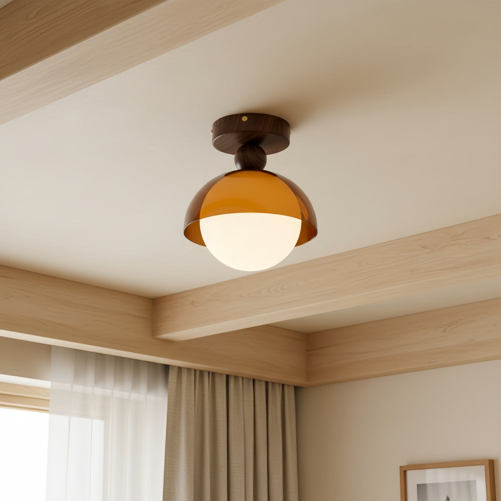 Afterglow Sunset Sculptural Glow Ceiling Lamp Modern Vintage Style for Hallway and Entryway