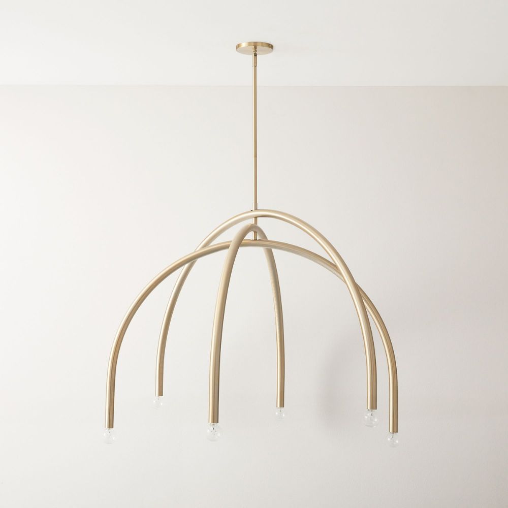Borvia Arc Chandelier - Simple Modern Rotatable Lamp Arm