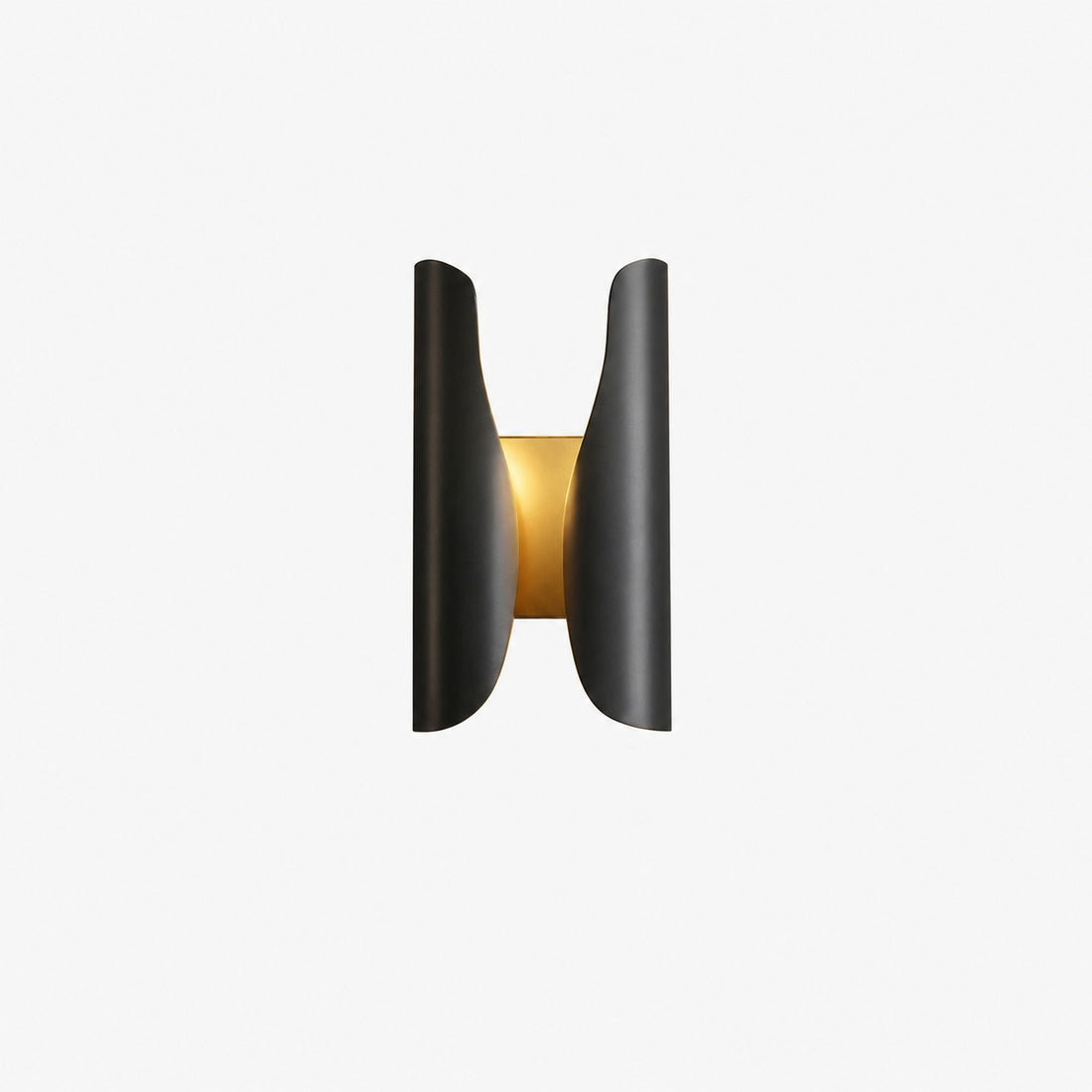 Auregon Artistic Sculptural Wall Sconce – Abstract Coiled Metal Wall Light for Hallway or Living Room