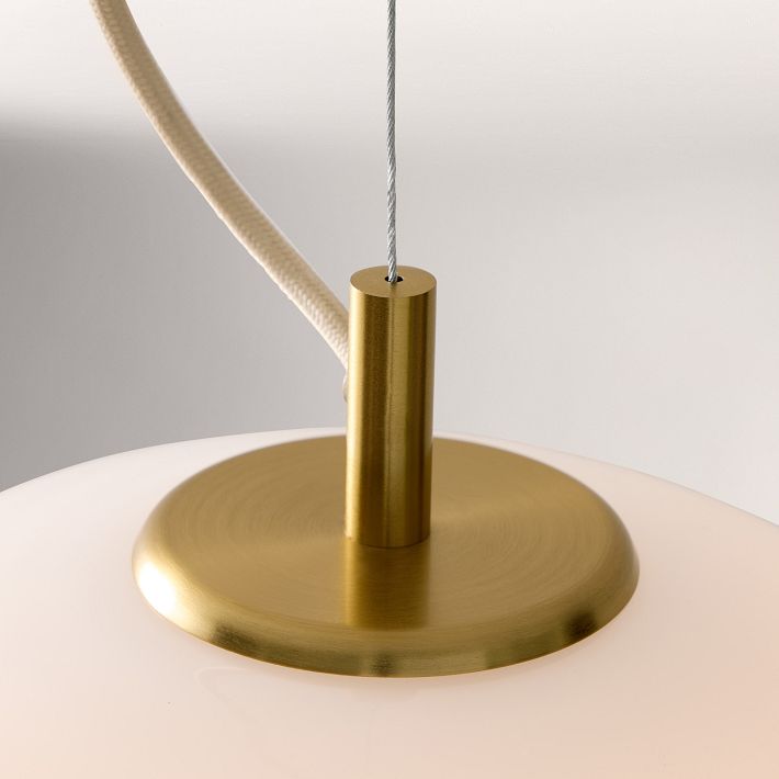 Lumivelle Minimalist Glass Pendant – Adjustable Height Dimmable Design