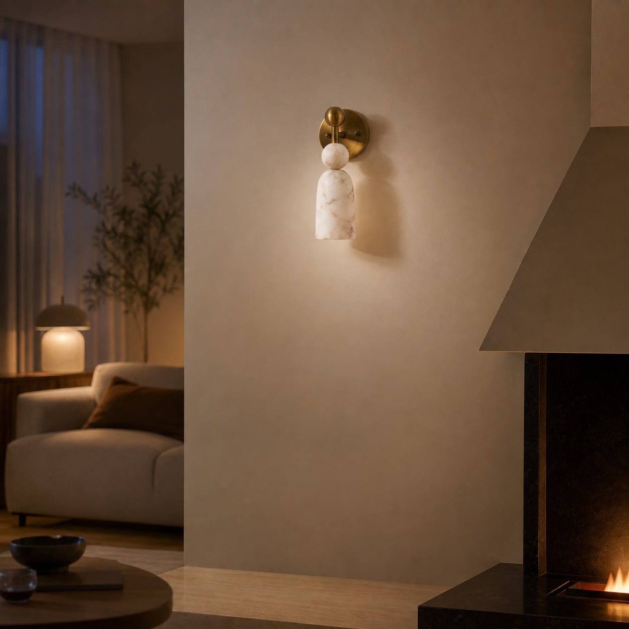 Minimalist Wall Lamp Modern Linear Sconce Light for Bedroom Hallway