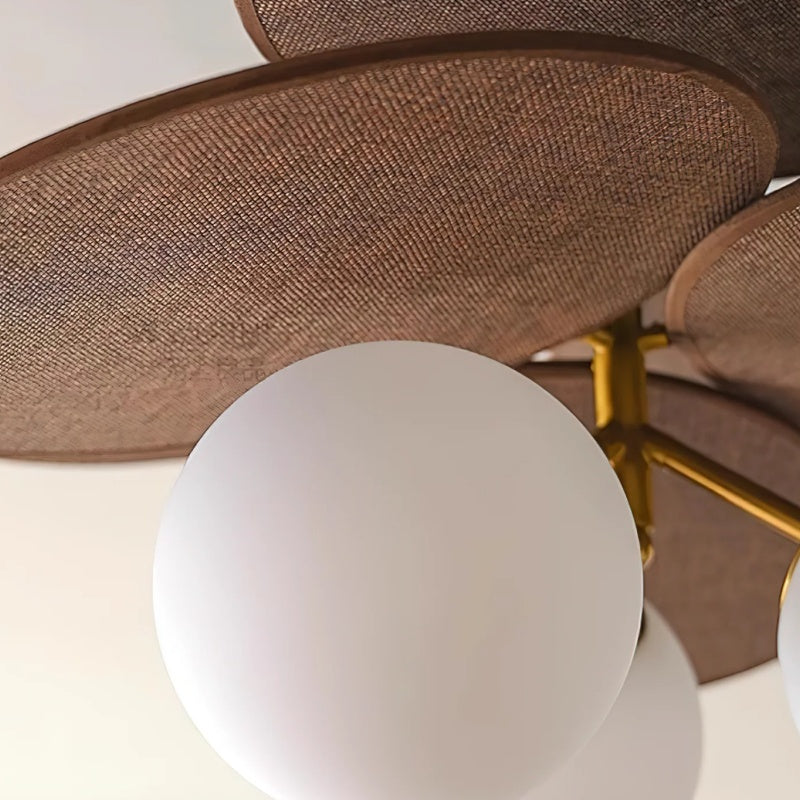 Orrise Overlapping Blade Design Ceiling Light - Contemporary Decorative Light for Interiors