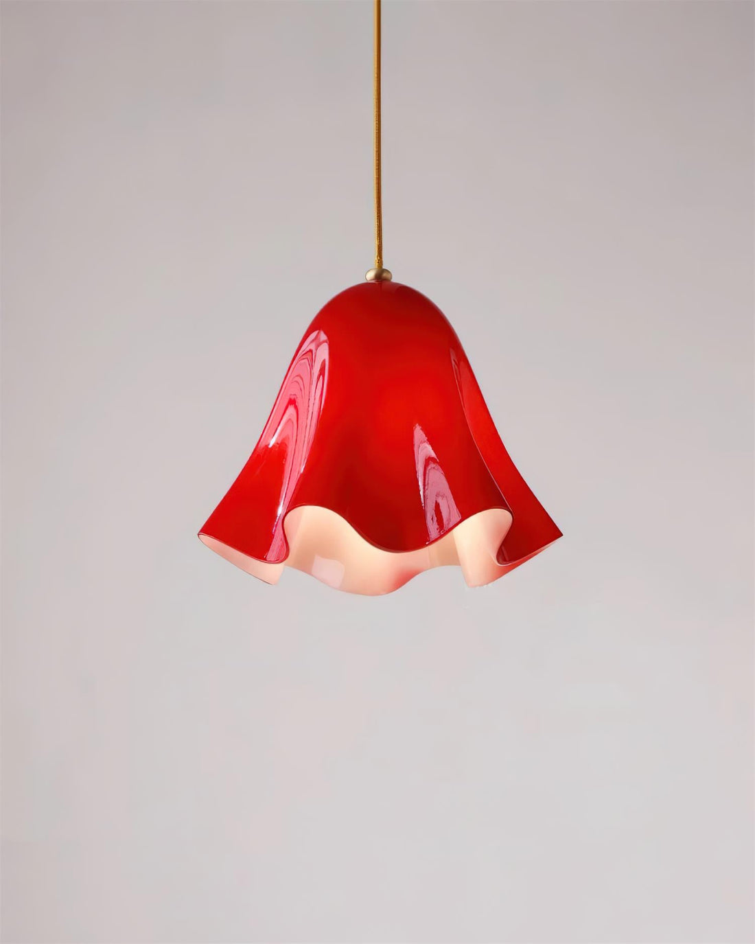 Bellina Artistic Glass Pendant Light - Modern Bloom Inspired Hanging Ceiling Lamp