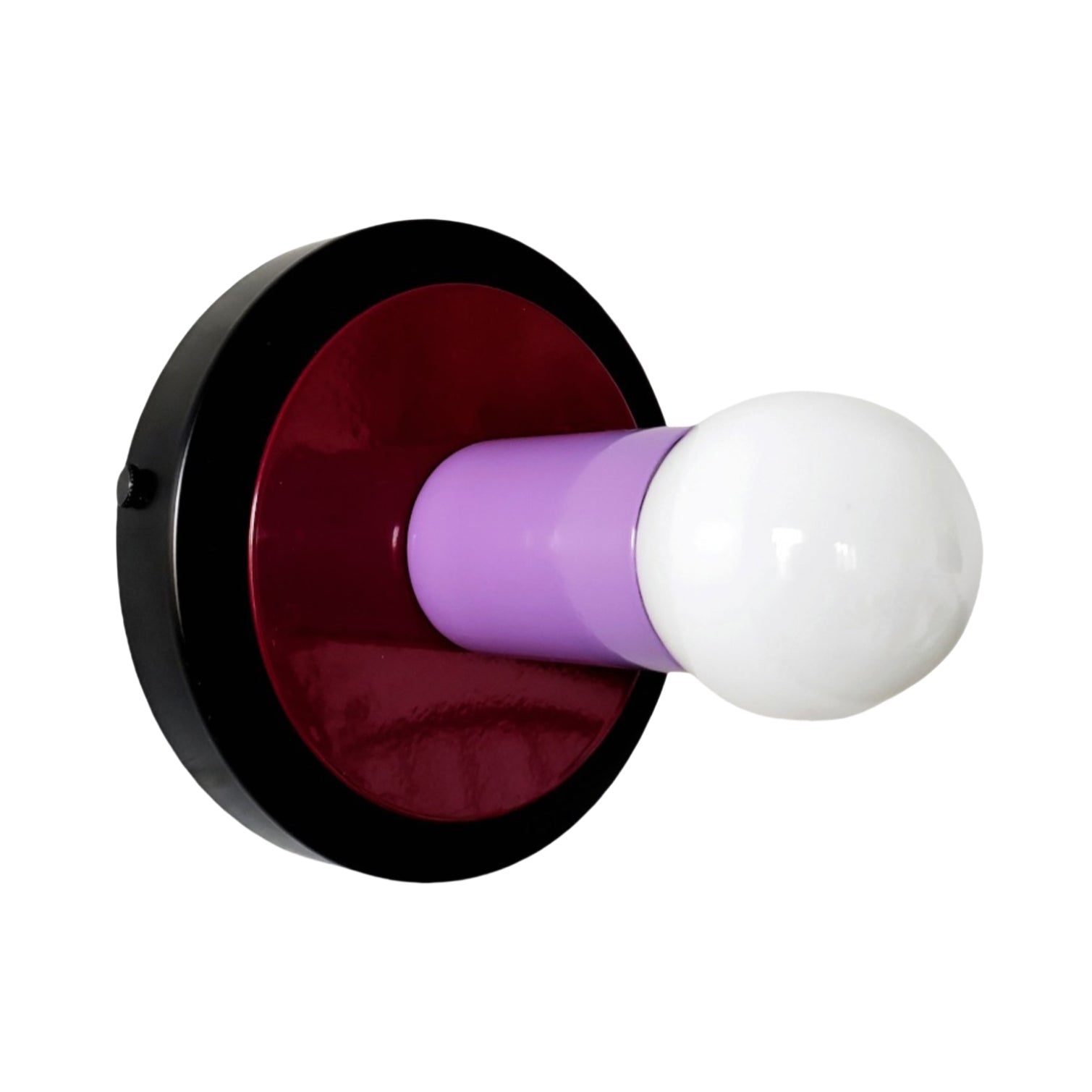 Colorful Wall Sconce - Modern Brass & Chrome Accent Lighting Fixture