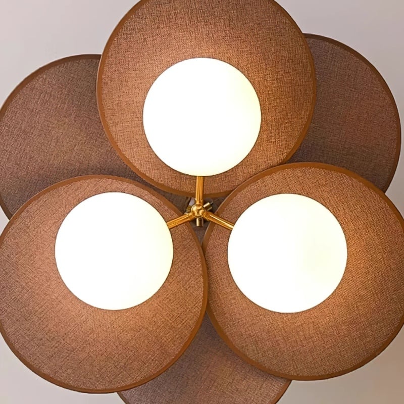 Orrise Overlapping Blade Design Ceiling Light - Contemporary Decorative Light for Interiors