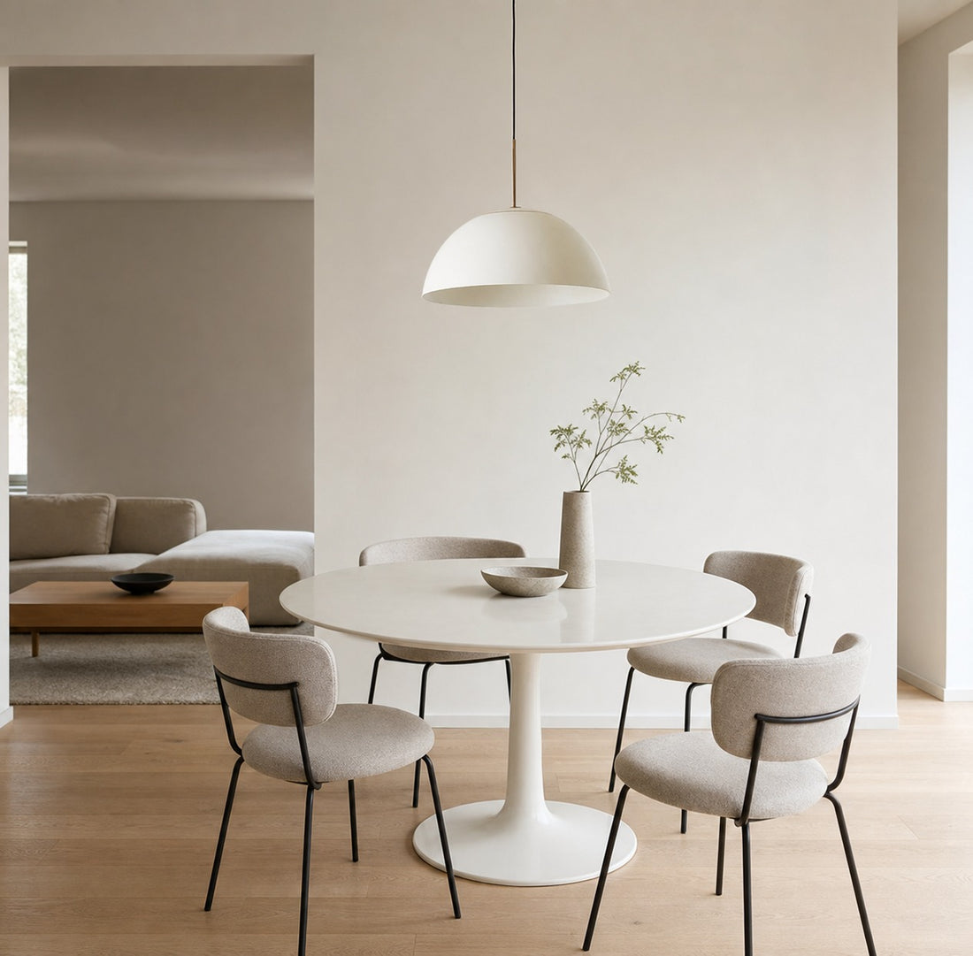 Parvion Modern Adjustable Sculptural Metal Pendant Light