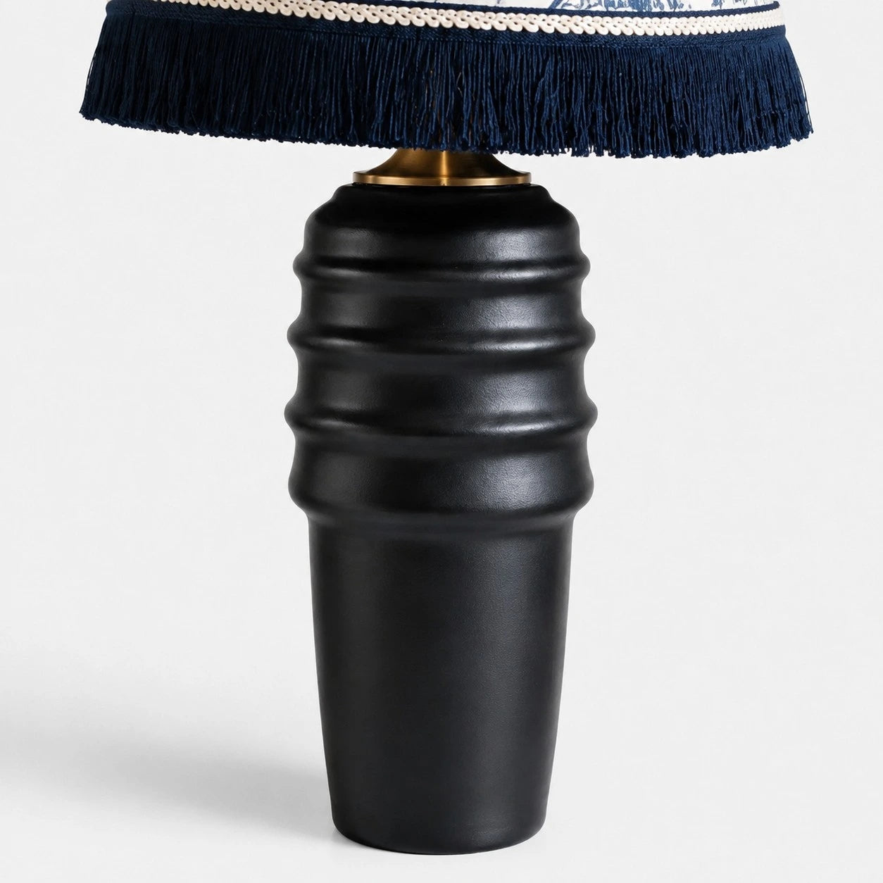 Embroidered Ceramic Table Lamp